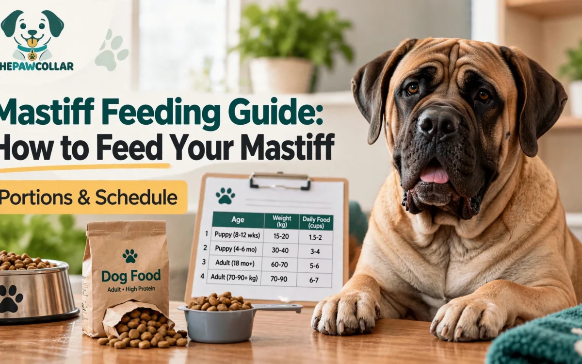Mastiff Feeding Guide: How to Feed Your Mastiff for Optimal Health